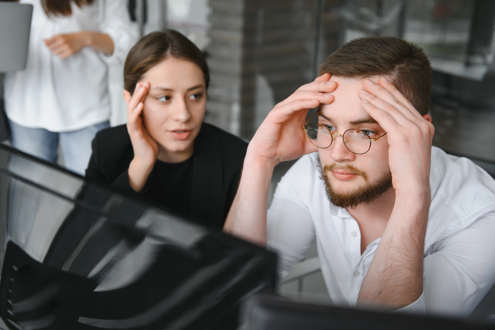 Digital marketers brainstorming how to fix website mistakes that are costing them sales