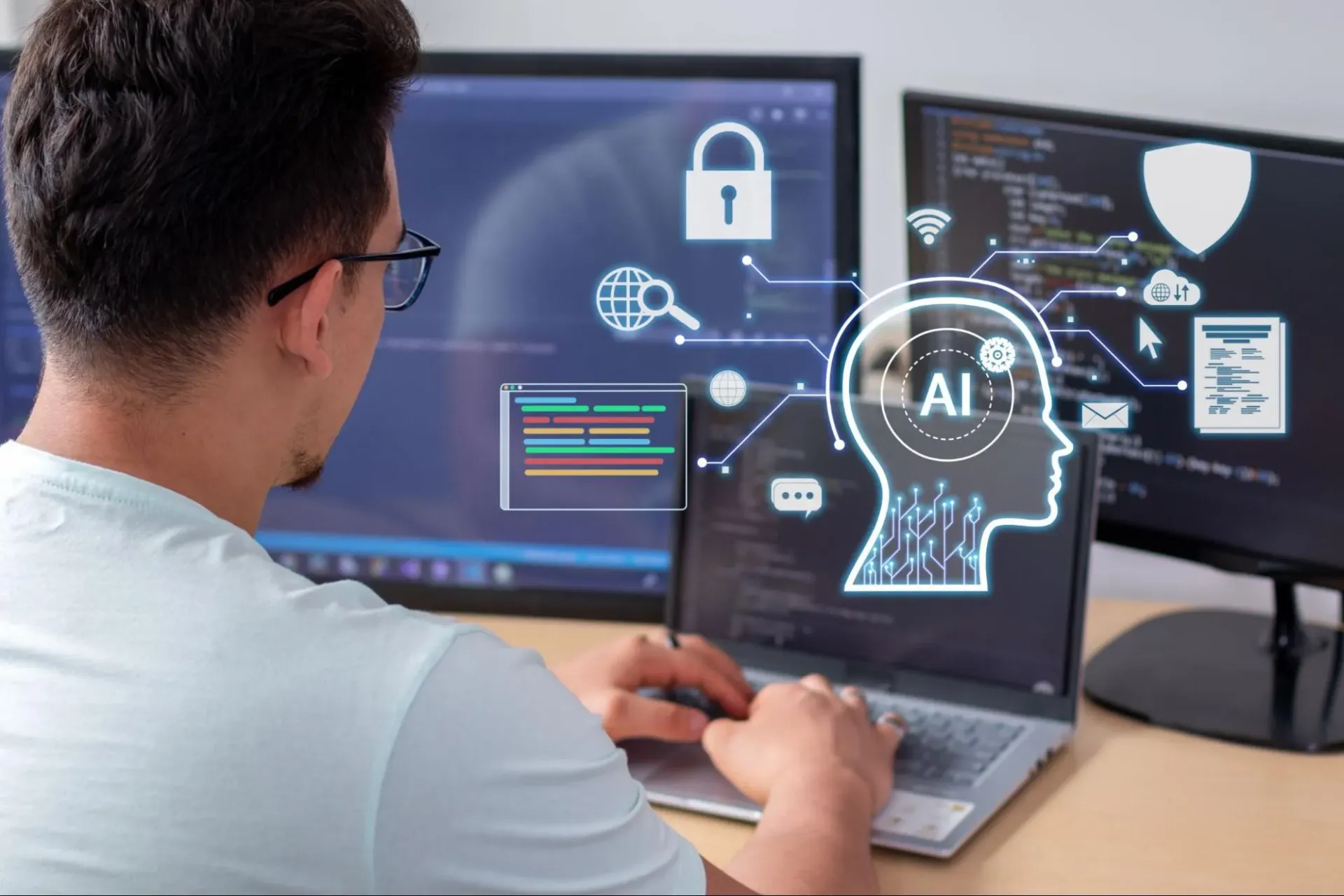 Where does AI get its information from